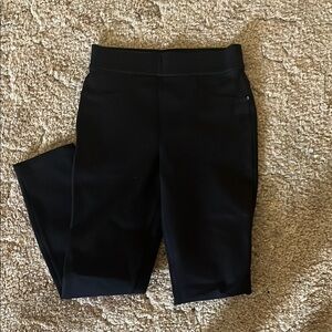SPANX Black Leggings with Elastic Waistband